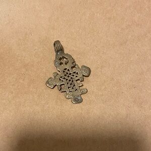 Intricate Ethiopian Coptic cross Pendant - vintage. pre 1980.